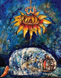 Shazly Khan, All I have is You, 24 x 30 Inch, Acrylic on Canva, Figurative Painting, AC-SZK-056
